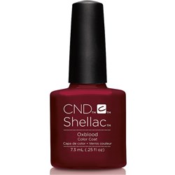 CND SHELLAC Gel polish - ox blood